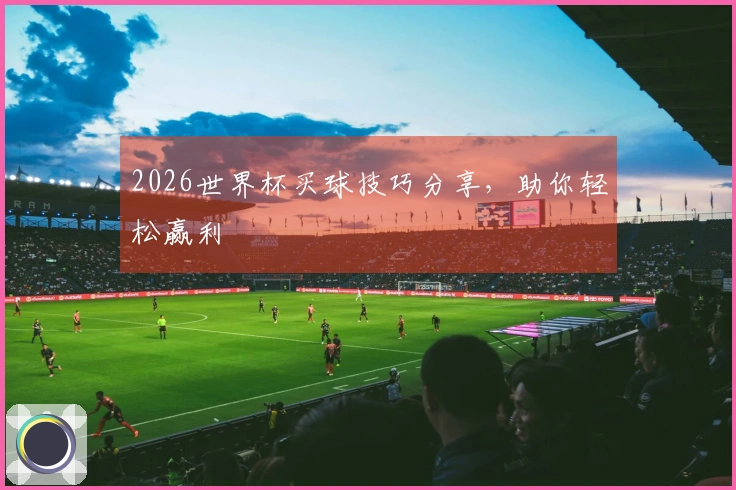 2026世界杯买球技巧分享，助你轻松赢利